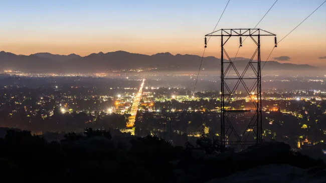 california power line